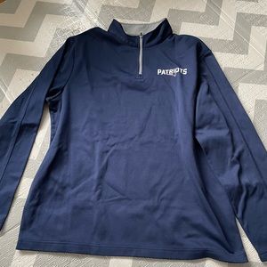 NE Patriots fleece quarter zip